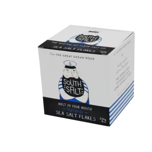 230g box of South Salt Sea Salt Flakes